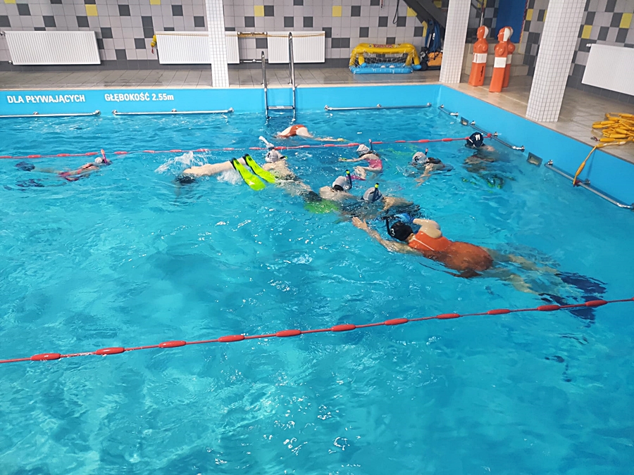 Hokej pod wodą Walenie Siemianowice Śląskie Trening 3 VI 2023